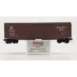 Micro-Trains 03200080 N 50' Nickel Plate Road Steel Plug Door Boxcar #85484 NIB - Model Train Junction: Quality Parts and Art Supplies