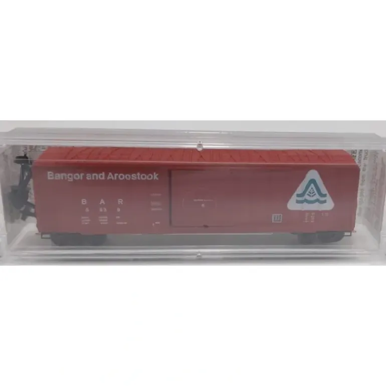 Micro-Trains 02500260 N B&A 50' Single Door Rib Side Boxcar w/o Roofwalk #5639 NIB - Model Train Junction: Quality Parts and Art Supplies