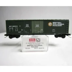 Micro-Trains 07500120 N British Colombia Railway 50' Double Door Boxcar #800516 NIB - Model Train Junction: Quality Parts and Art Supplies