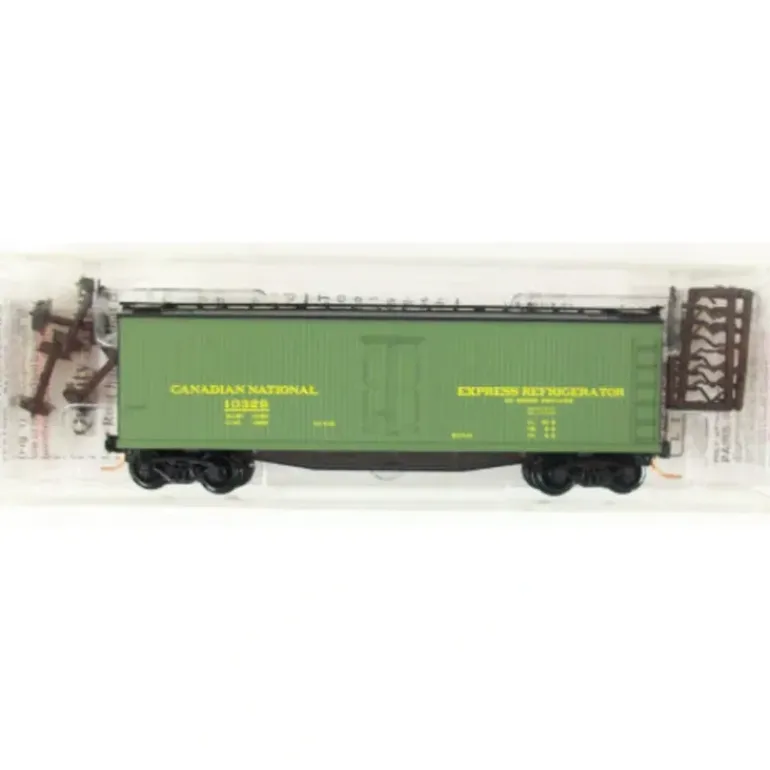 Micro-Trains 04900570 N Canadian National 40' Double Sheathed Wood Reefer #10329 - Model Train Junction: Quality Parts and Art Supplies
