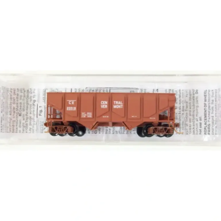 Micro-Trains 08500060 N CV 33' 2-Bay USRA Panel Side Hopper W/Coal Load #20018 - Model Train Junction: Quality Parts and Art Supplies