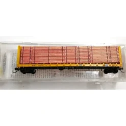Micro-Trains 05300050 N Milwaukee Road 60' 8" Thrall Centerbeam Flatcar #63056 - Model Train Junction: Quality Parts and Art Supplies
