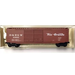 Micro-Trains 34105 N Scale Denver & Rio Grande Western 50' Boxcar #63555 LN/Box - Model Train Junction: Quality Parts and Art Supplies