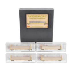 Micro-Trains 99300185 N UP 61' Flat Car Runner Pack w/Load (Pack of 4) NIB - Model Train Junction: Quality Parts and Art Supplies