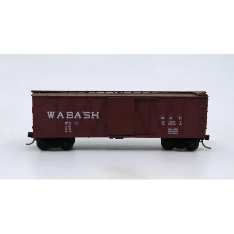 Micro-Trains 02800050 N Wabash 40' Single Door Outside Braced Boxcar #81501 LN - Model Train Junction: Quality Parts and Art Supplies