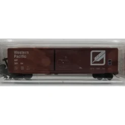 Micro-Trains 03000080 N Western Pacific 50' Double Door Rib Side Boxcar #38154 NIB - Model Train Junction: Quality Parts and Art Supplies