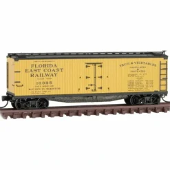 Micro-Trains, N Scale, 04900900, 40' Boxcar, Florida East Coast, #10055 - Model Train Junction: Quality Parts and Art Supplies