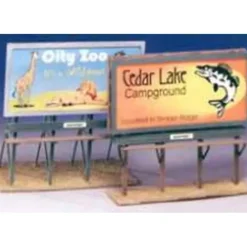 Midwest Products 3081 HO Billboard Kit (Pack of 2) - Model Train Junction: Quality Parts and Art Supplies