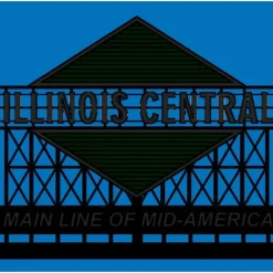 Miller Engineering 0981 Illinois Central Neon Billboard - Model Train Junction: Quality Parts and Art Supplies