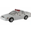 Model Power 19390 2005 Crown Vic Police wht - Model Train Junction: Quality Parts and Art Supplies