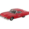 Model Power 19248 1:87 Minis 1963 Red Ford Thunderbird - Model Train Junction: Quality Parts and Art Supplies