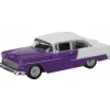 Model Power 19241 1:87 Minis Air Purple & White Chevy Bel Air 1955 - Model Train Junction: Quality Parts and Art Supplies