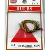 Model Power 147 Bulb GOS 14Volt Red (3) - Model Train Junction: Quality Parts and Art Supplies