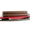 Model Power 98210 40'Flat w/Lumber BN - Model Train Junction: Quality Parts and Art Supplies