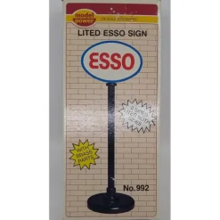 Model Power 992 G Scale Esso Station Sign - Model Train Junction: Quality Parts and Art Supplies