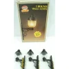Model Power 999 G Scale Round Wall Lights (Box of 3) - Model Train Junction: Quality Parts and Art Supplies