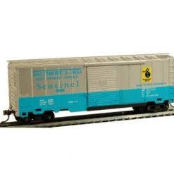 Model Power 97970 HO 40' Box, B&O/Sentinal - Model Train Junction: Quality Parts and Art Supplies
