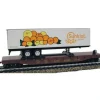 Model Power 98364 HO 51' FLAT/TRAILER, SUNKIST - Model Train Junction: Quality Parts and Art Supplies