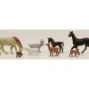 Model Power 5726 HO Assorted Livestock Figures (Set of 8) - Model Train Junction: Quality Parts and Art Supplies
