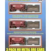 Model Power 3993 HO B&LE U-29 Metal Ore Car 3-Pack - Model Train Junction: Quality Parts and Art Supplies
