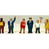 Model Power 5697 HO Fat People Figures (Set of 6) - Model Train Junction: Quality Parts and Art Supplies