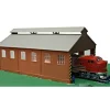 Model Power 629 HO Loco Maintenance Building W/Track & Dummy Loco Lighted - Model Train Junction: Quality Parts and Art Supplies