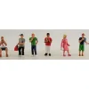 Model Power 5789 HO People Eating Figures (Set of 6) - Model Train Junction: Quality Parts and Art Supplies