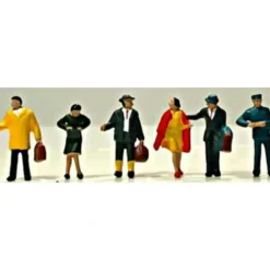 Model Power 5707 HO Railroad People Figures (Set of 6) - Model Train Junction: Quality Parts and Art Supplies