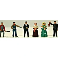 Model Power 5716 HO Railroad People Figures (Set of 6) - Model Train Junction: Quality Parts and Art Supplies