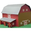 Model Power 592 HO Scale Barn & Chicken Coop Lighted Built Up Building - Model Train Junction: Quality Parts and Art Supplies