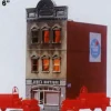 Model Power 449 HO Scale Building On Fire Building Kit - Model Train Junction: Quality Parts and Art Supplies