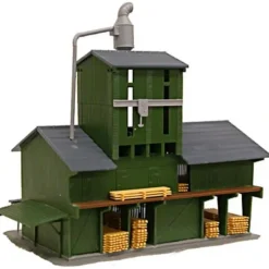 Model Power 674 HO Scale Built-up Lumber Yard - Model Train Junction: Quality Parts and Art Supplies