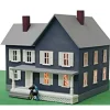 Model Power 589 HO Scale Built-up Simpsons House - Model Train Junction: Quality Parts and Art Supplies
