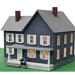 Model Power 589 HO Scale Built-up Simpsons House - Model Train Junction: Quality Parts and Art Supplies