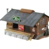 Model Power 775 HO Scale Built-up 1940 Era Railroad Depot - Model Train Junction: Quality Parts and Art Supplies