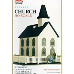 Model Power 613 HO Scale Church Building Kit - Model Train Junction: Quality Parts and Art Supplies