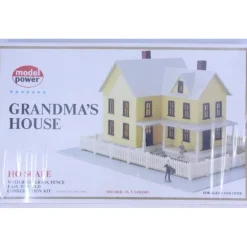 Model Power 487 HO Scale Grandma's House Building Kit - Model Train Junction: Quality Parts and Art Supplies