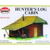 Model Power #434 HO Scale Hunter's Log Cabin Kit - Model Train Junction: Quality Parts and Art Supplies