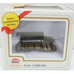 Model Power 642 HO Scale Lumber Shed Building - Model Train Junction: Quality Parts and Art Supplies