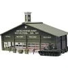 Model Power 667 HO Scale Motor Pool Building Kit - Model Train Junction: Quality Parts and Art Supplies