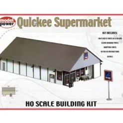 Model Power 621 HO Scale Quickee Supermarket Kit - Model Train Junction: Quality Parts and Art Supplies