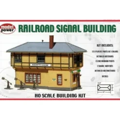 Model Power 403 HO Scale Raildroad Signal Building Kit - Model Train Junction: Quality Parts and Art Supplies