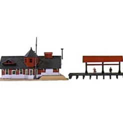 Model Power 570 HO Scale South Side Freight Station - Model Train Junction: Quality Parts and Art Supplies