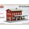 Model Power 480 HO Scale 2-Story Railroad Station Building Kit - Model Train Junction: Quality Parts and Art Supplies