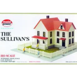 Model Power 488 HO Scale Sullivan House Building Kit - Model Train Junction: Quality Parts and Art Supplies