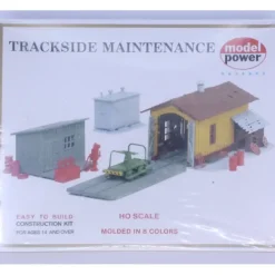 Model Power 408 HO Scale Trackside Maintenance Construction Building Kit - Model Train Junction: Quality Parts and Art Supplies