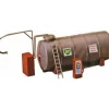 Model Power 620 HO Scale Trackside Oil Tank Kit - Model Train Junction: Quality Parts and Art Supplies