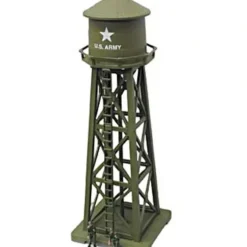 Model Power 632 HO Scale US Army Lighted Water Tower - Model Train Junction: Quality Parts and Art Supplies