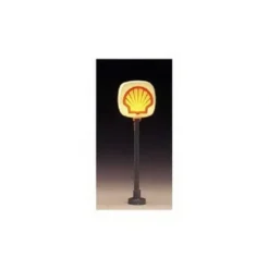 Model Power 704 HO Shell Station Sign (Pack of 2) - Model Train Junction: Quality Parts and Art Supplies