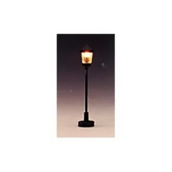 Model Power 499 HO Square Lamp Post Brass Handcraft Lighted (Pack of 3) - Model Train Junction: Quality Parts and Art Supplies
